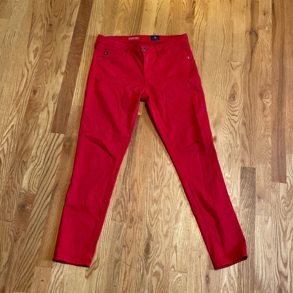 Adriano Goldschmied Red Stretch Pant